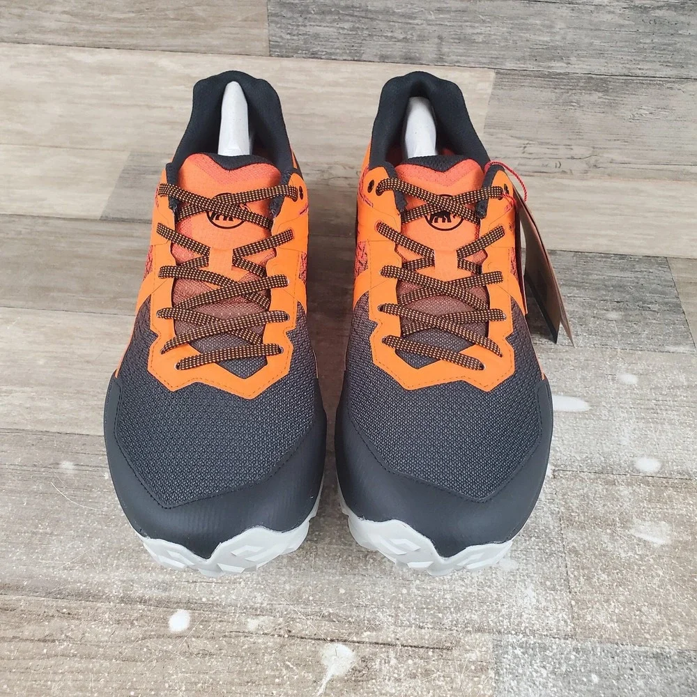 Mammut Sertig II Low GTX Mens Shoes Sz 9.5 Dark Steel Tangerine Hiking Sneakers